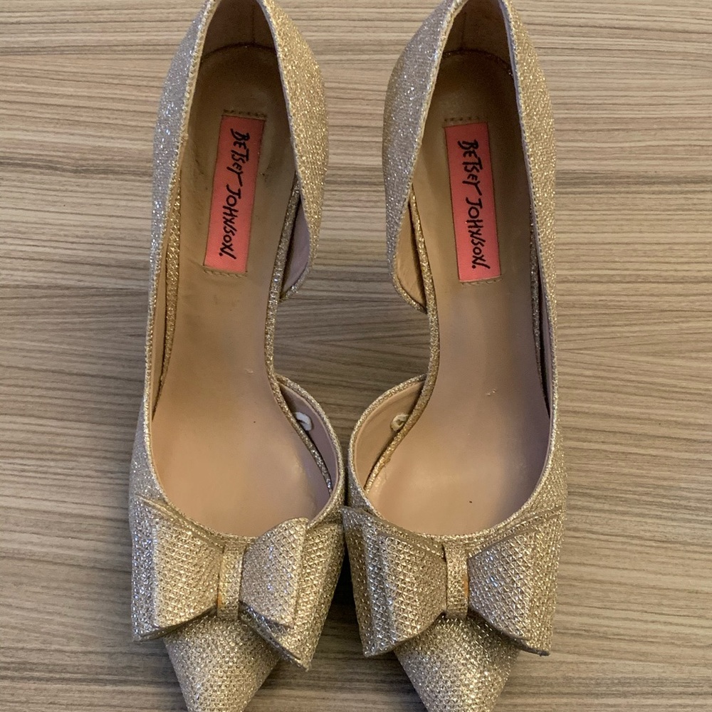 Betsey Johnson sparkly heels